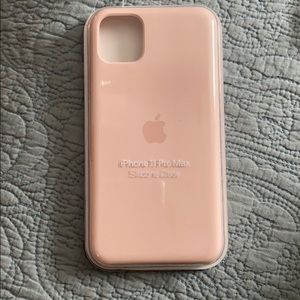 Apple Pink Sand Silicone iPhone 11 Pro Max Case